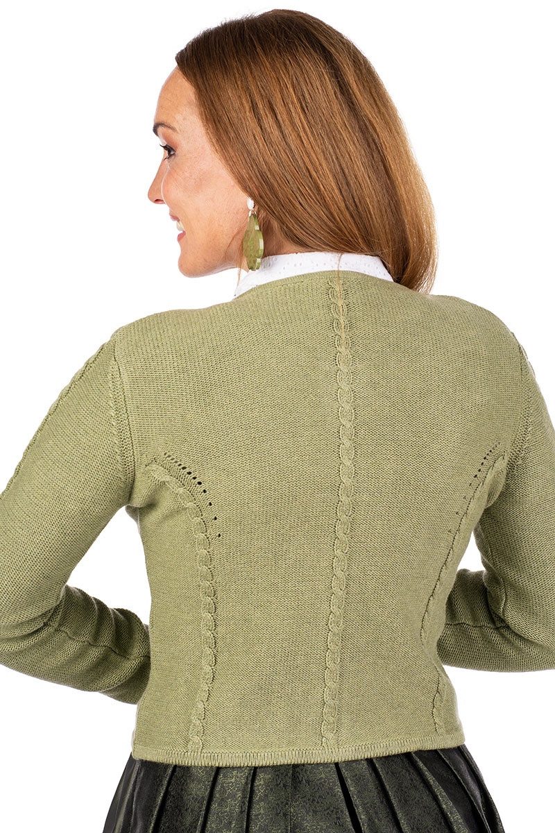 Hammerschmid Trachtenstrickjacke Trachten Strickjacke - LUGANO - hellblau, günstig online kaufen