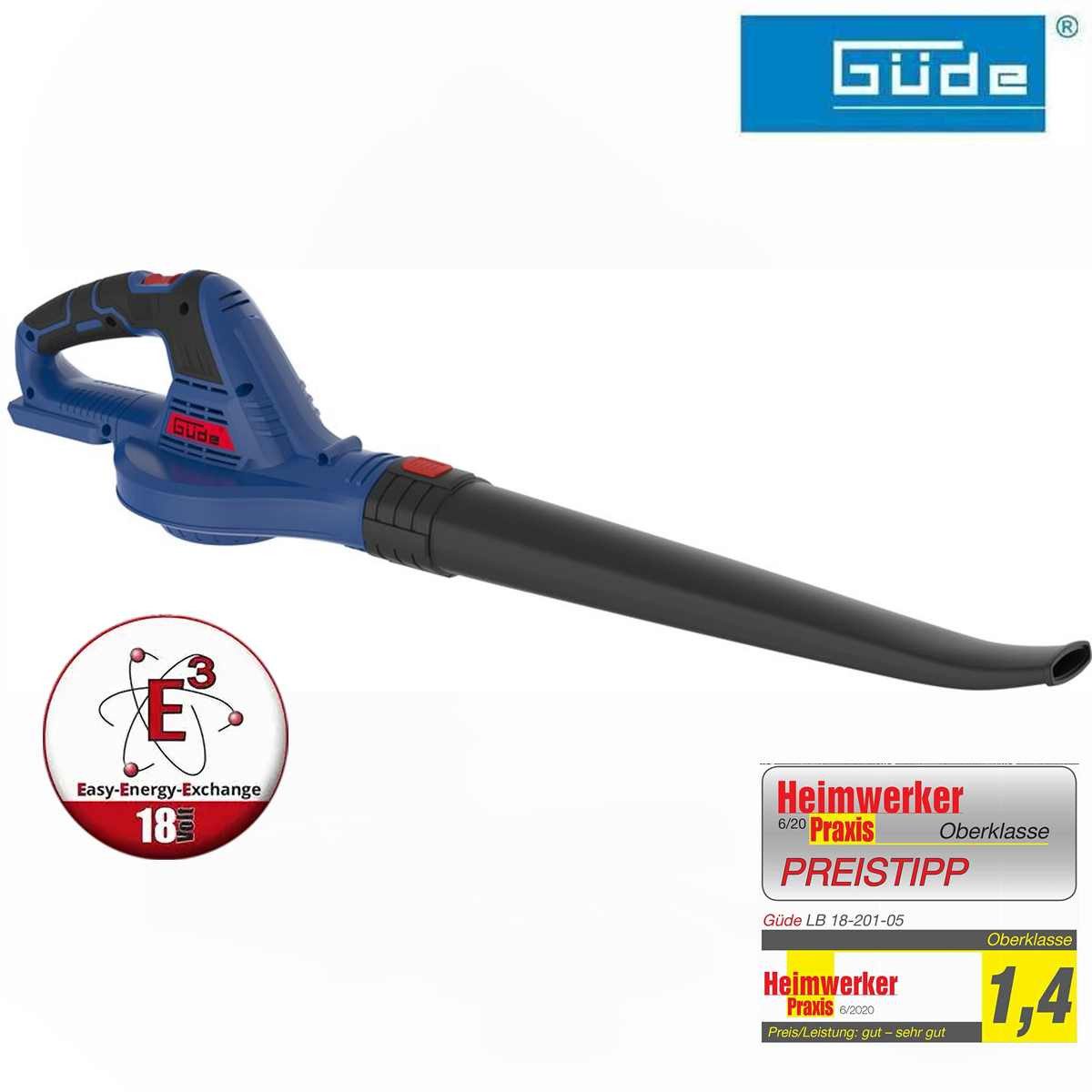 Güde Akku-Laubbläser Güde Akku Laubbläser LB 18-0 ohne Akku / Ladegerät