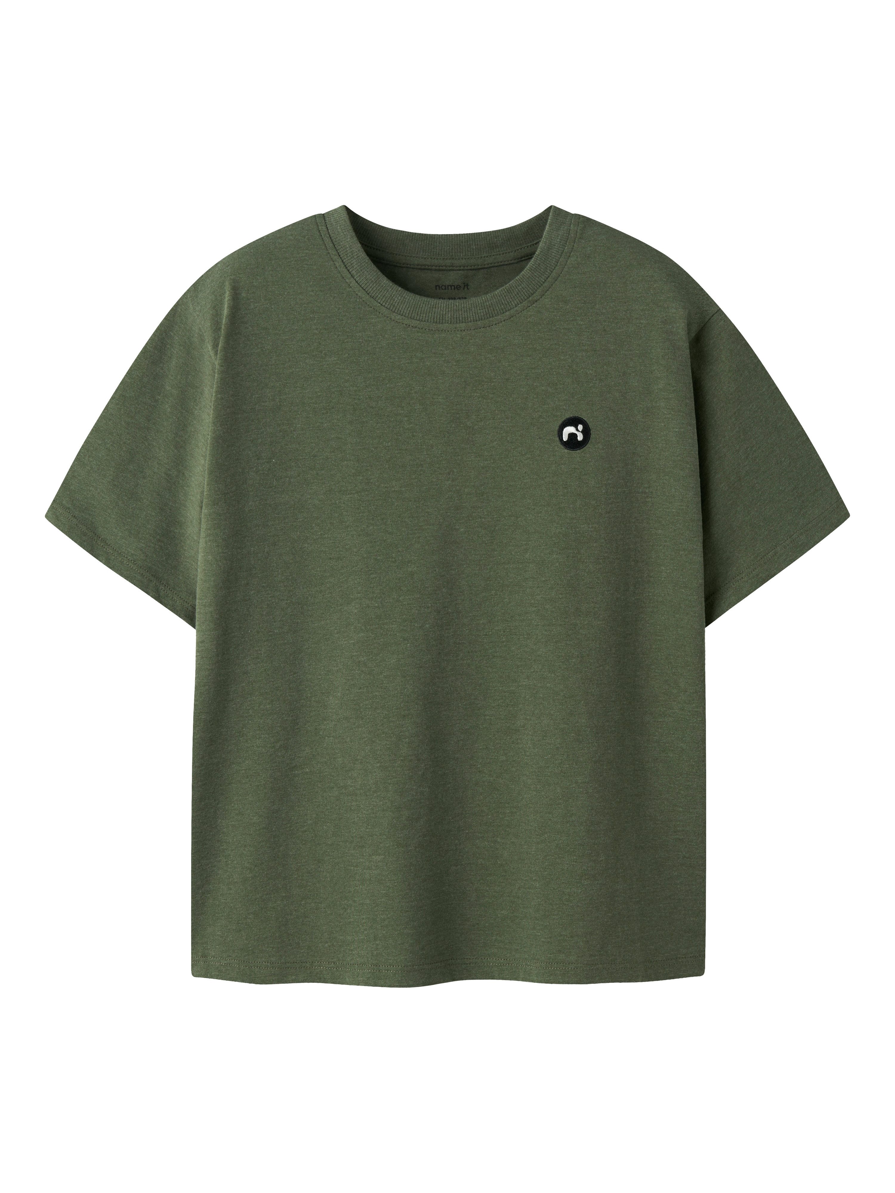 Name It Kurzarmshirt NKMVIMO SS NREG TOP NOOS Baumwollmischung, Jersey