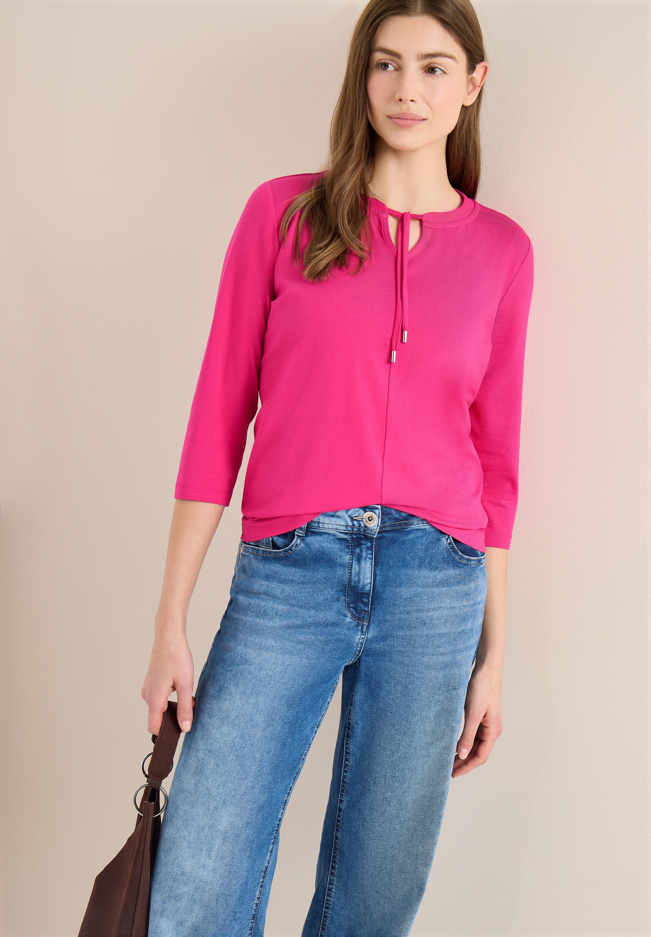 CECIL 3/4-Arm-Shirt mit 3/4 Ärmeln