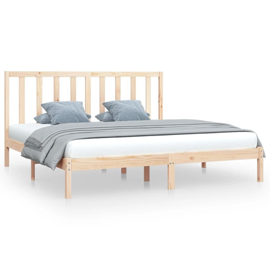 Vidaxl Massivholzbett Kiefer 200x200 Cm günstig online kaufen