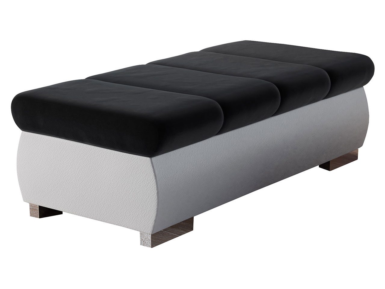 MIRJAN24 Polsterhocker Bangkok Groß, Holzkonstruktion, 120x60x39 günstig online kaufen