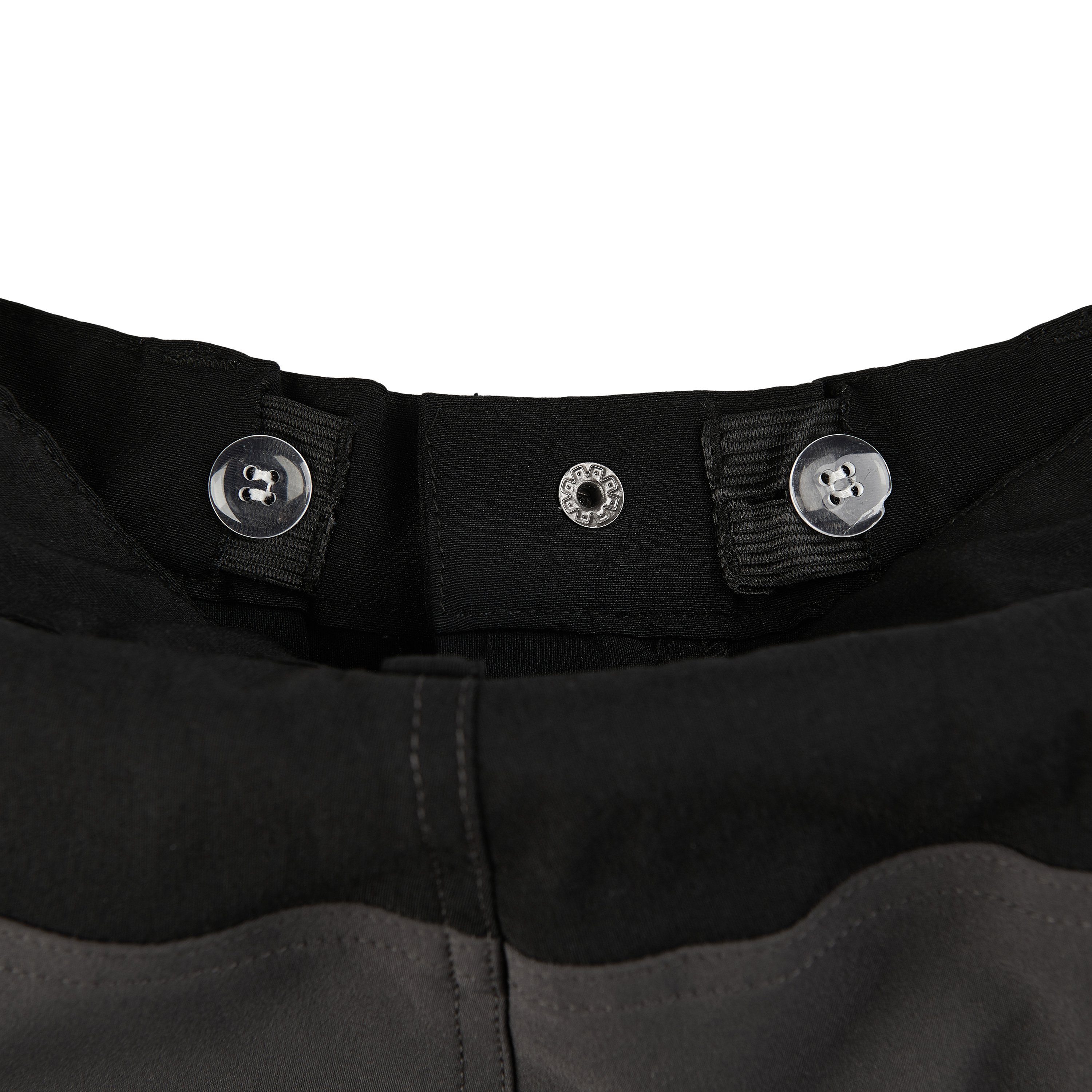 COLOR Reißverschlusstaschen (140) 5443 KIDS COOutdoor Pants Softshellhose Softshellhose Black mit