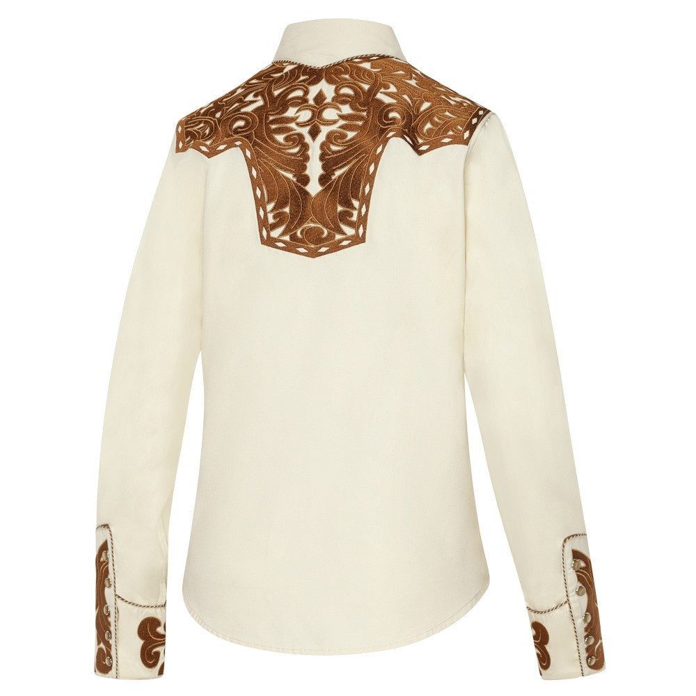 Stars & Stripes Langarmbluse Janice Westernbluse bestickt günstig online kaufen