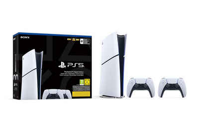 Playstation Playstation 5 SLIM Digital Edition 1TB Bundle Spielkonsole PS5 Konsole 1TB, Gaming Konsolen Spielkonsolen Videospiel Konsole PC, Videospielkonsole