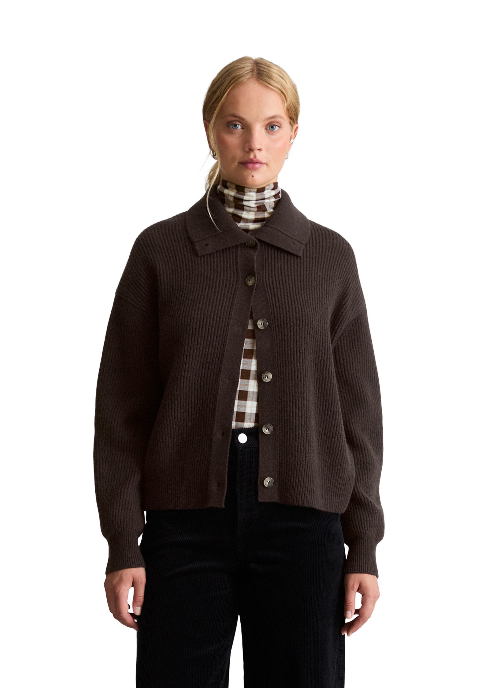 Marc O'Polo DENIM Cardigan mit weicher Haptik