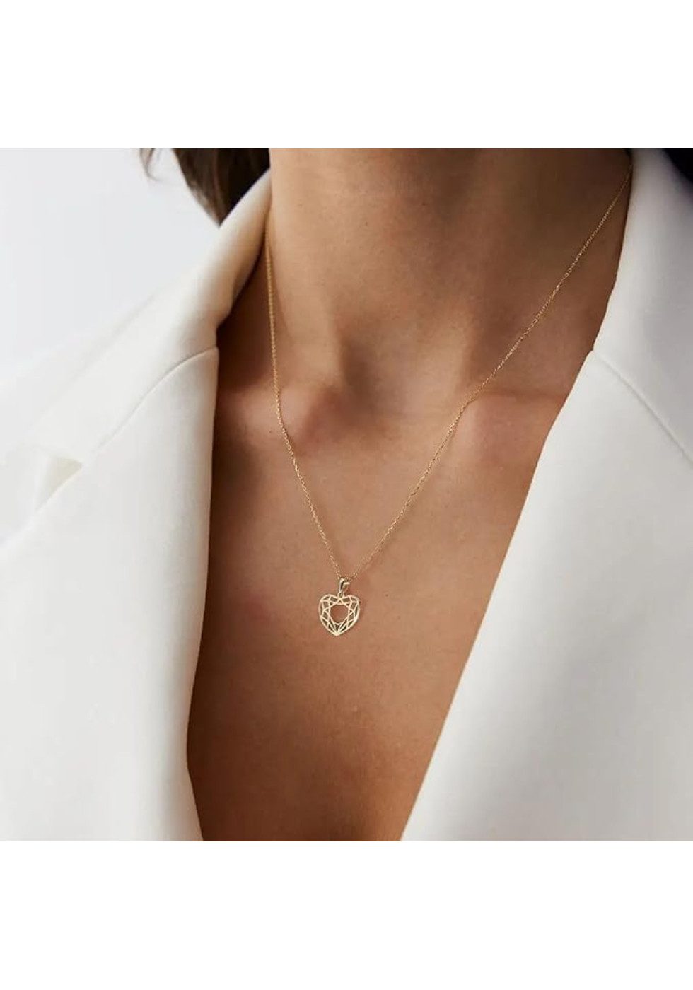 Einzelstück Charm-Kette Halskette Herzform Corazon Herzkette 925 Sterling S günstig online kaufen