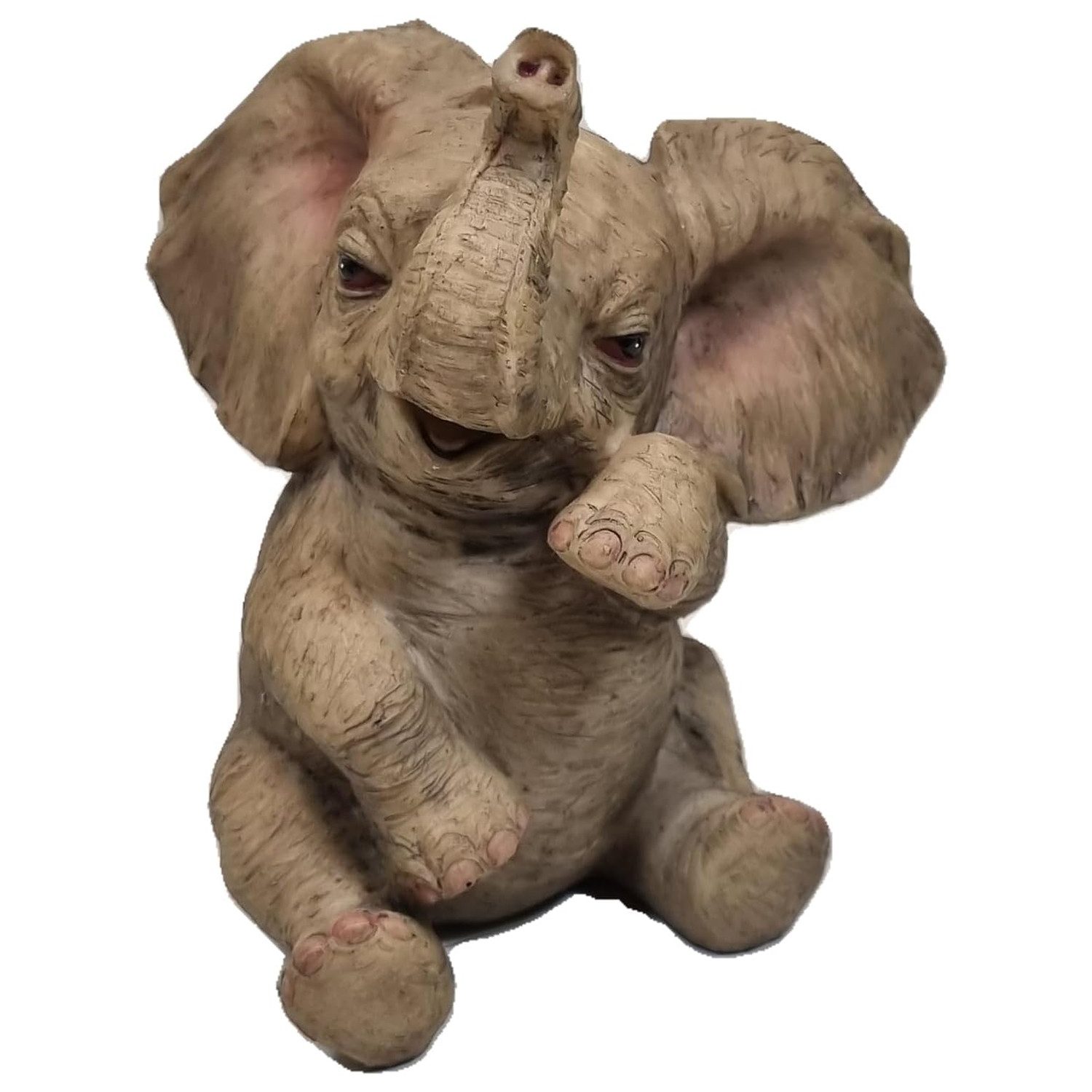 Tierfigur Dekofigur Elefant Glückselefant Afrika Deko Skulptur (Größe S oder L)