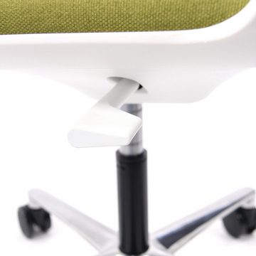 hjh OFFICE Drehstuhl Home Office Bürostuhl FREE WHITE Stoff (1 St), Schreibtischstuhl ergonomisch