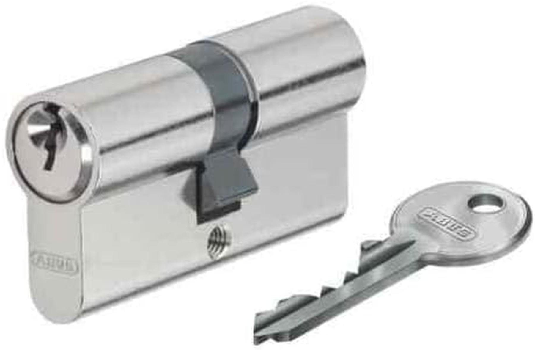 Schließzylinder, ABUS® Mit ABUS Gleichschliessend, Schließzylinder Zylinderschloss Diebstahlschutz Schlüssel, 40/40 E50N Türzylinder