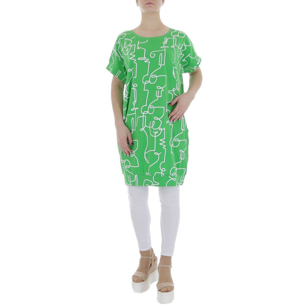 Ital-Design Tunikashirt Damen Freizeit (85987290) Textprint günstig online kaufen