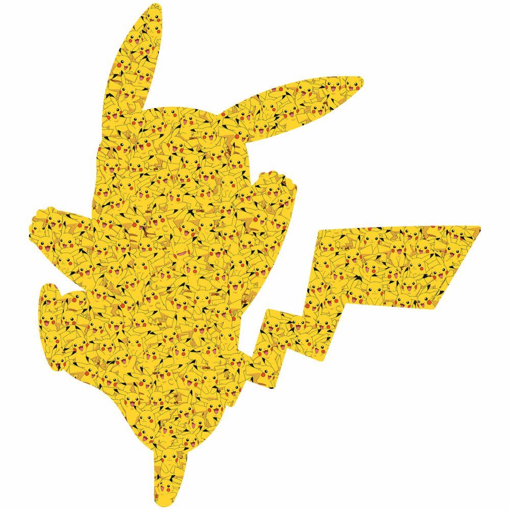 Ravensburger Puzzle Pikachu Silhouetten 727 Teile, Puzzleteile