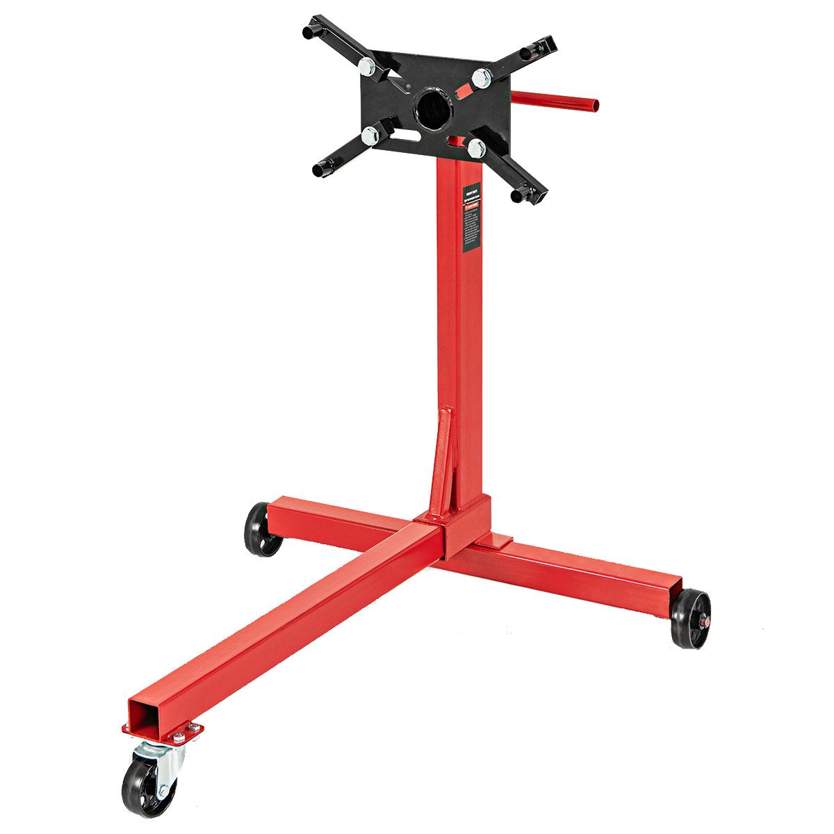COSTWAY Wagenheber, mit 4 verstellbaren Armen, drehbar
