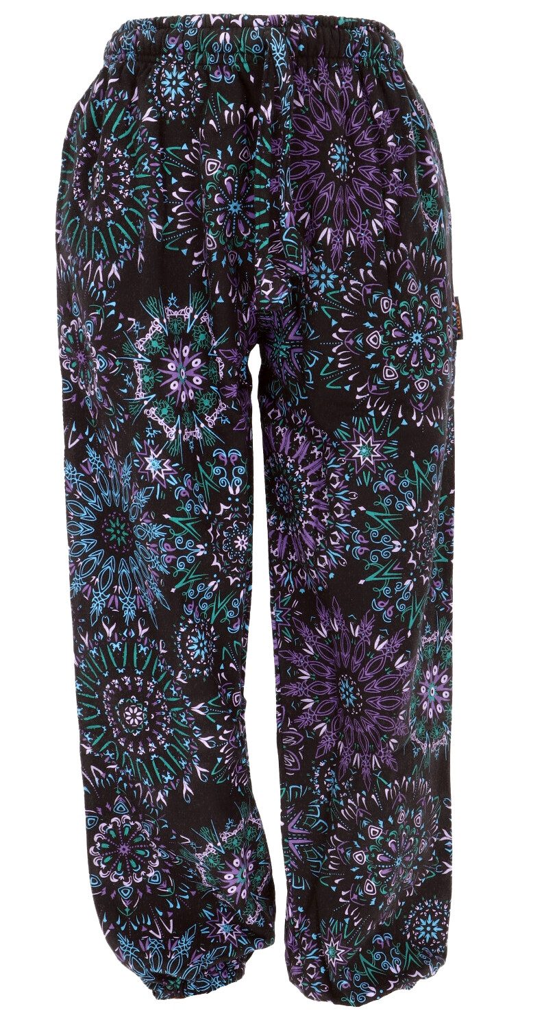 Guru-Shop Relaxhose Warme Wohlfühlhose, weite Pluderhose mit.. Boho, altern günstig online kaufen