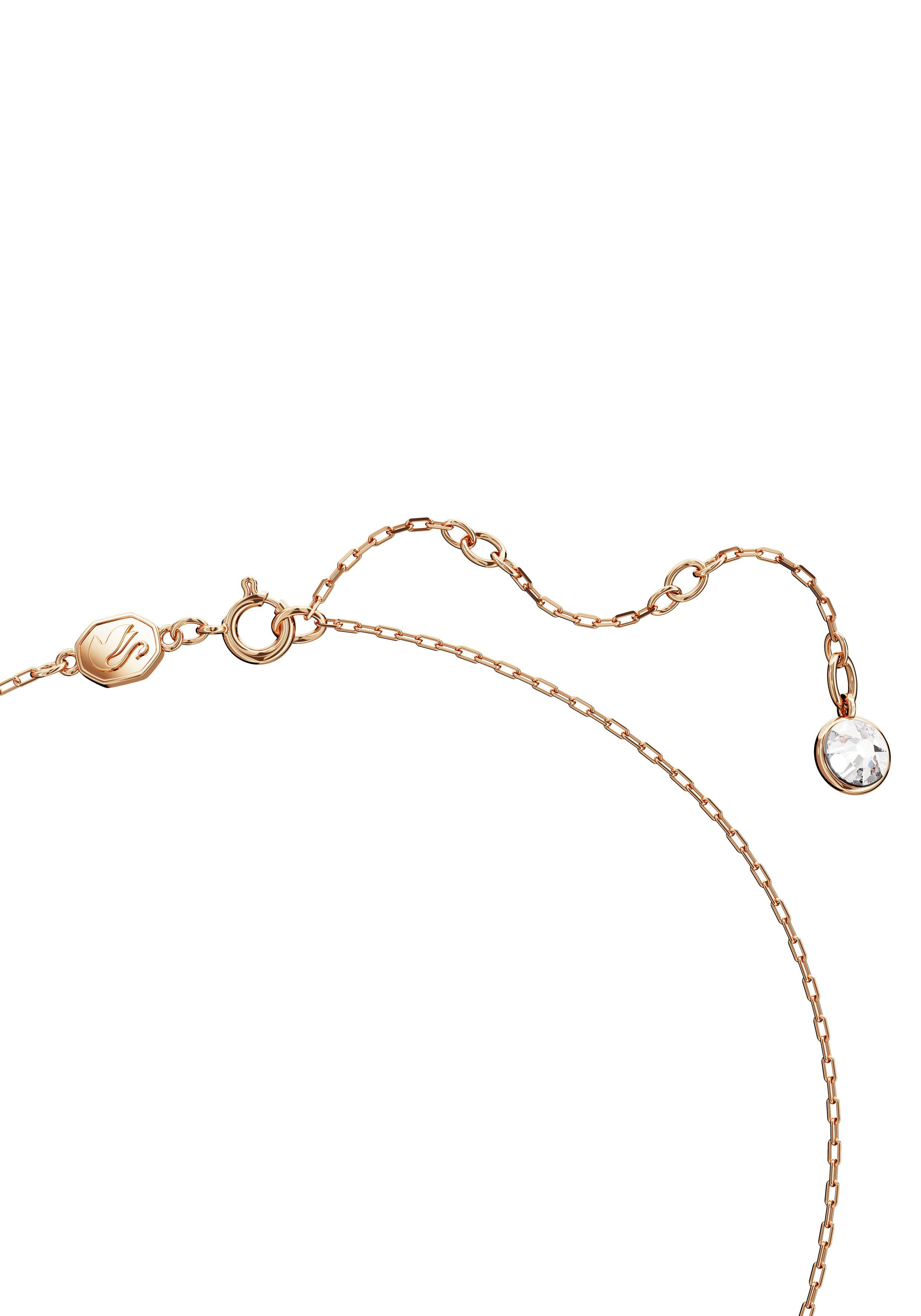 Swarovski Kette mit Anhänger Swan Pave Schwan, mit Swarovski® Kristall