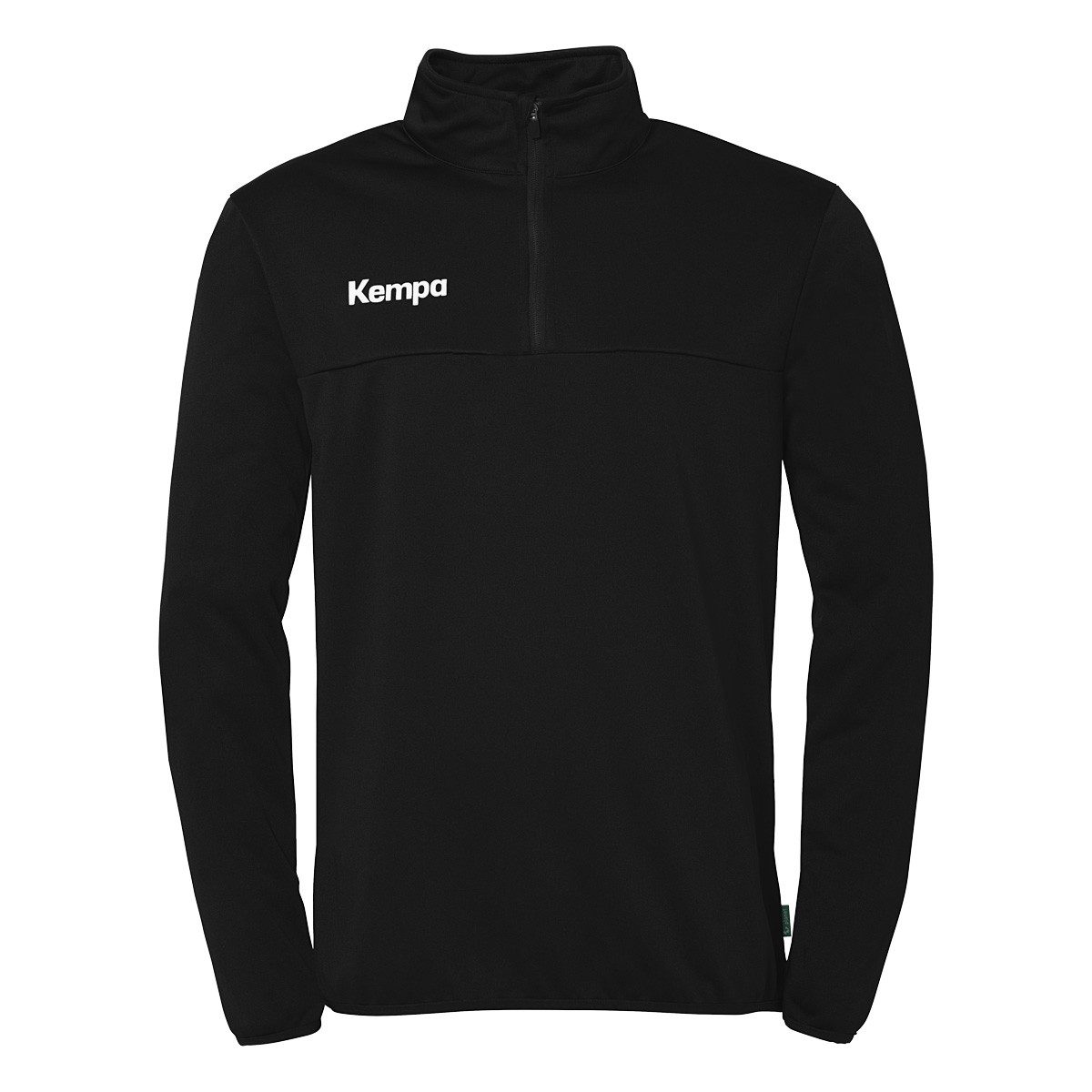 Sweatshirt 1/4 Zip Top schwarz