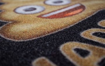 Fußmatte emoji- Shit happens Türmatte 60x40 cm, Rockbites, Rechteckig, Höhe: 3 mm