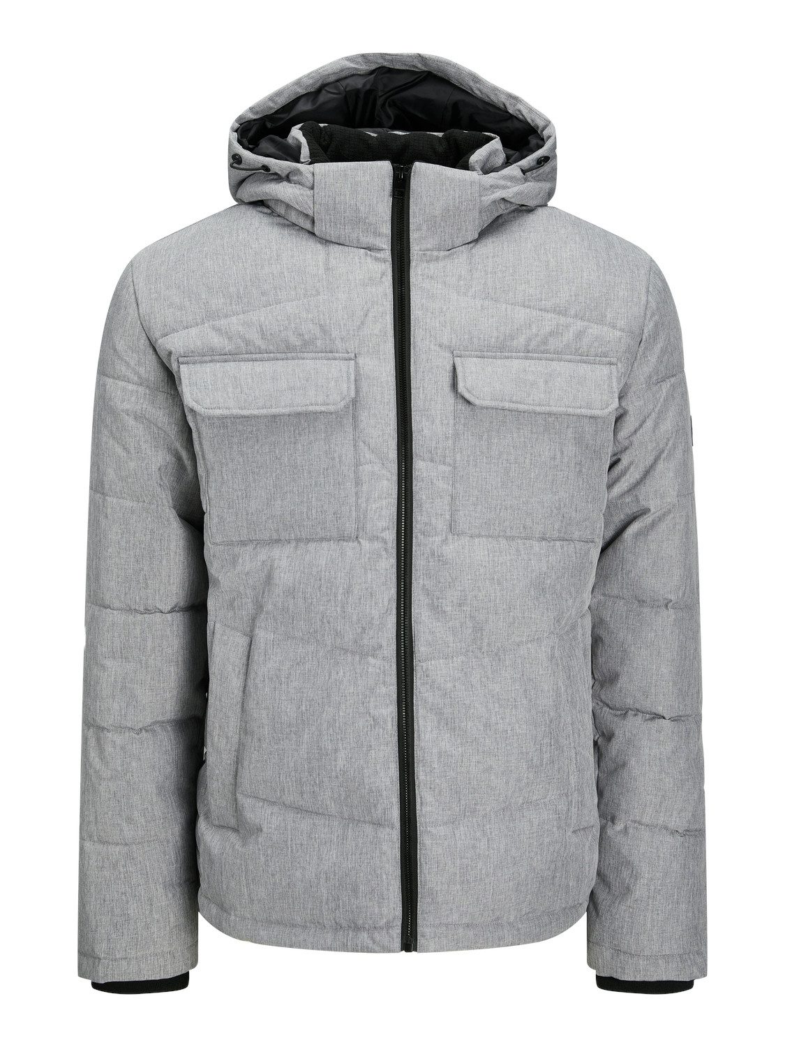 Steppjacke Herren Jacke Dick Grau JJBRADY PUFFER SN