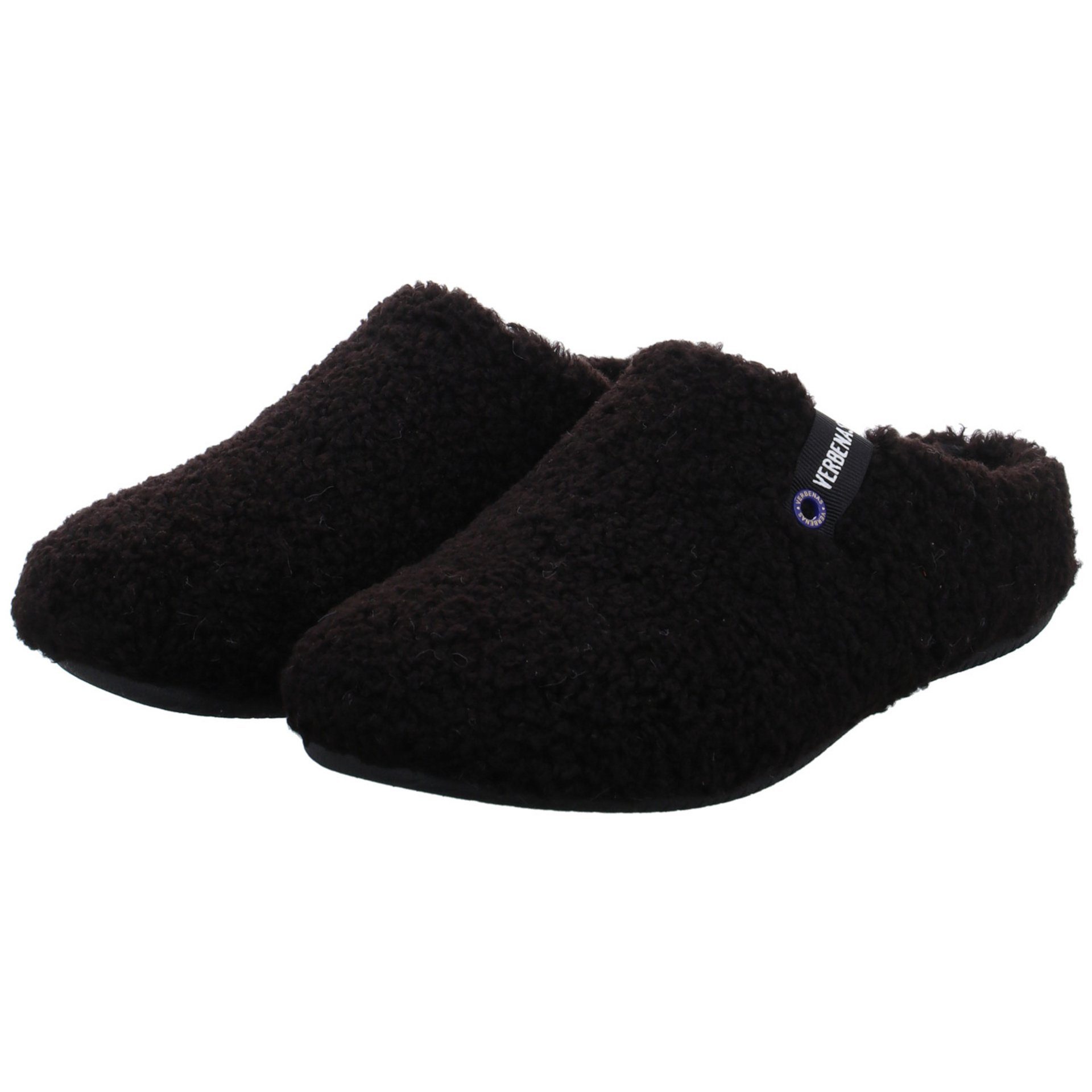 negro Slipper York VERBENAS Nairobi Hausschuhe Hausschuh Damen Textil Hausschuh