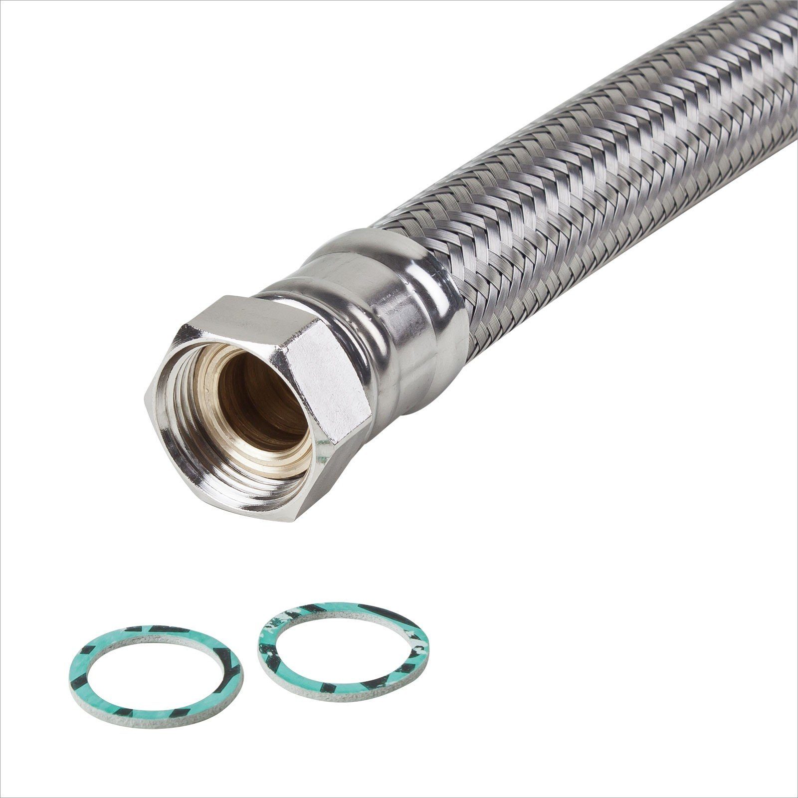 Thumbnail - BREMBOFLEX Flexschlauch Edelstahl Panzerschlauch 1 Zoll DN25 300mm-3000mm