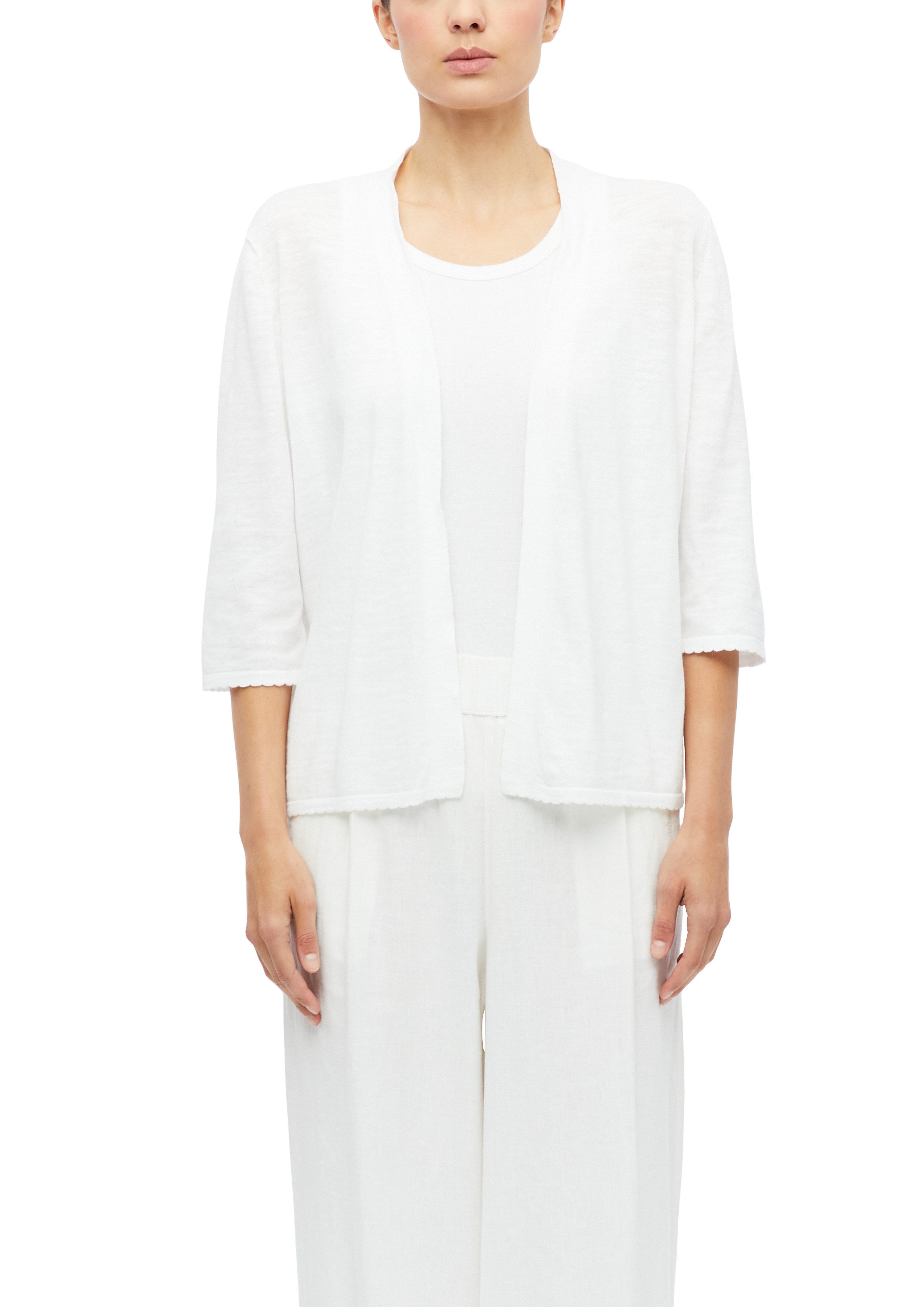 s.Oliver Cardigan 3/4-Arm Sommer-Strickjacke ohne Verschluss – Bild 2 von 4