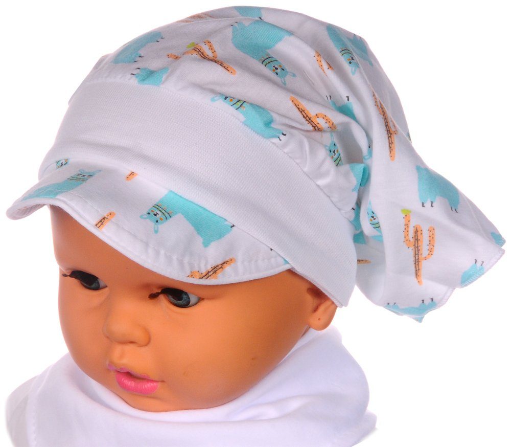 La Bortini Kopftuch Kopftuch Mütze für Baby und Kinder 39 - 48 cm Sommertuch Bandana