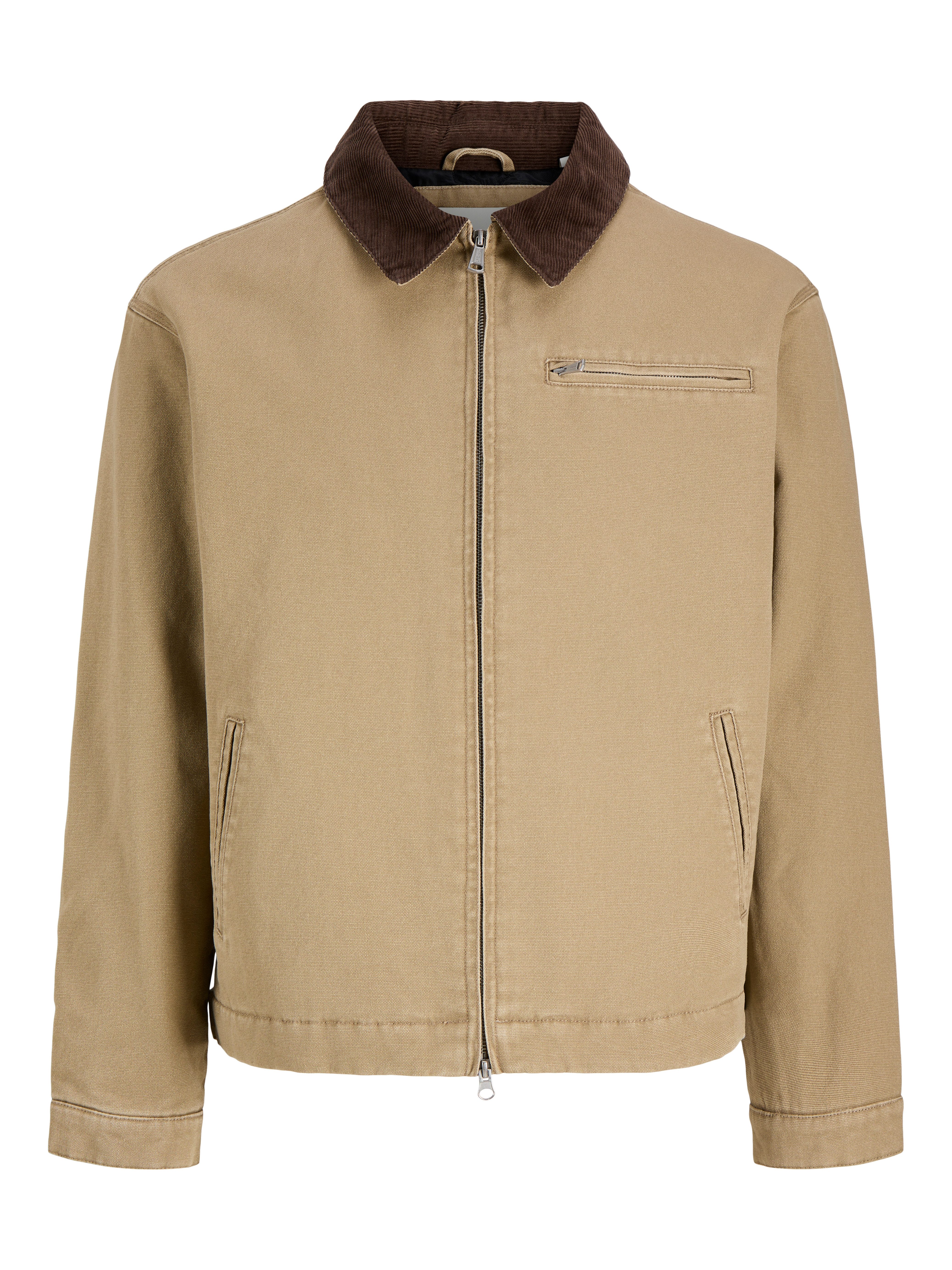 Jack & Jones Outdoorjacke JORCHAMBERI WORKER JACKET SN Baumwolle – Bild 5 von 5