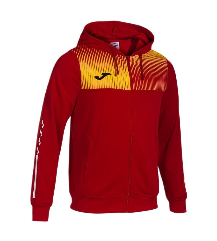 Joma Trainingsjacke Eco Supernova Full Zip mit Kapuze (rec. Polyester, weiches Material)