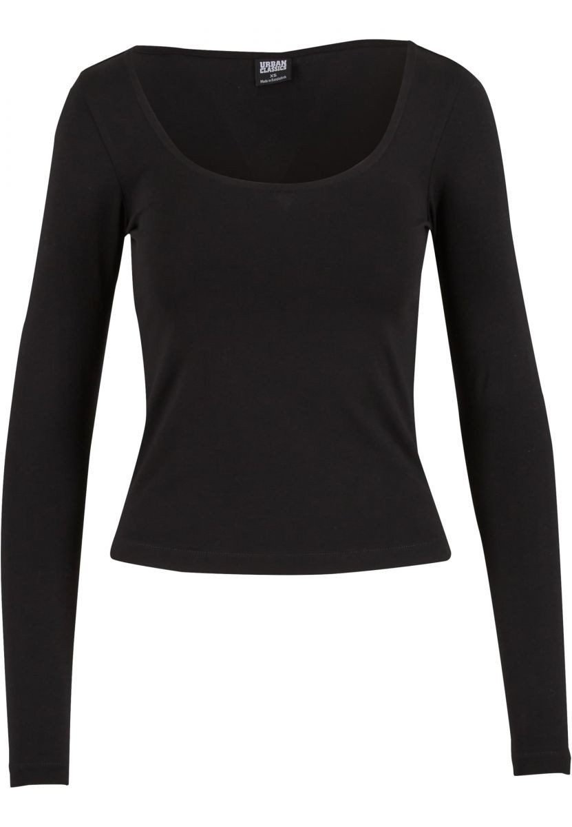 Longsleeve Ladies Wide Neck Longsleeve Damen Langarm-Shirt