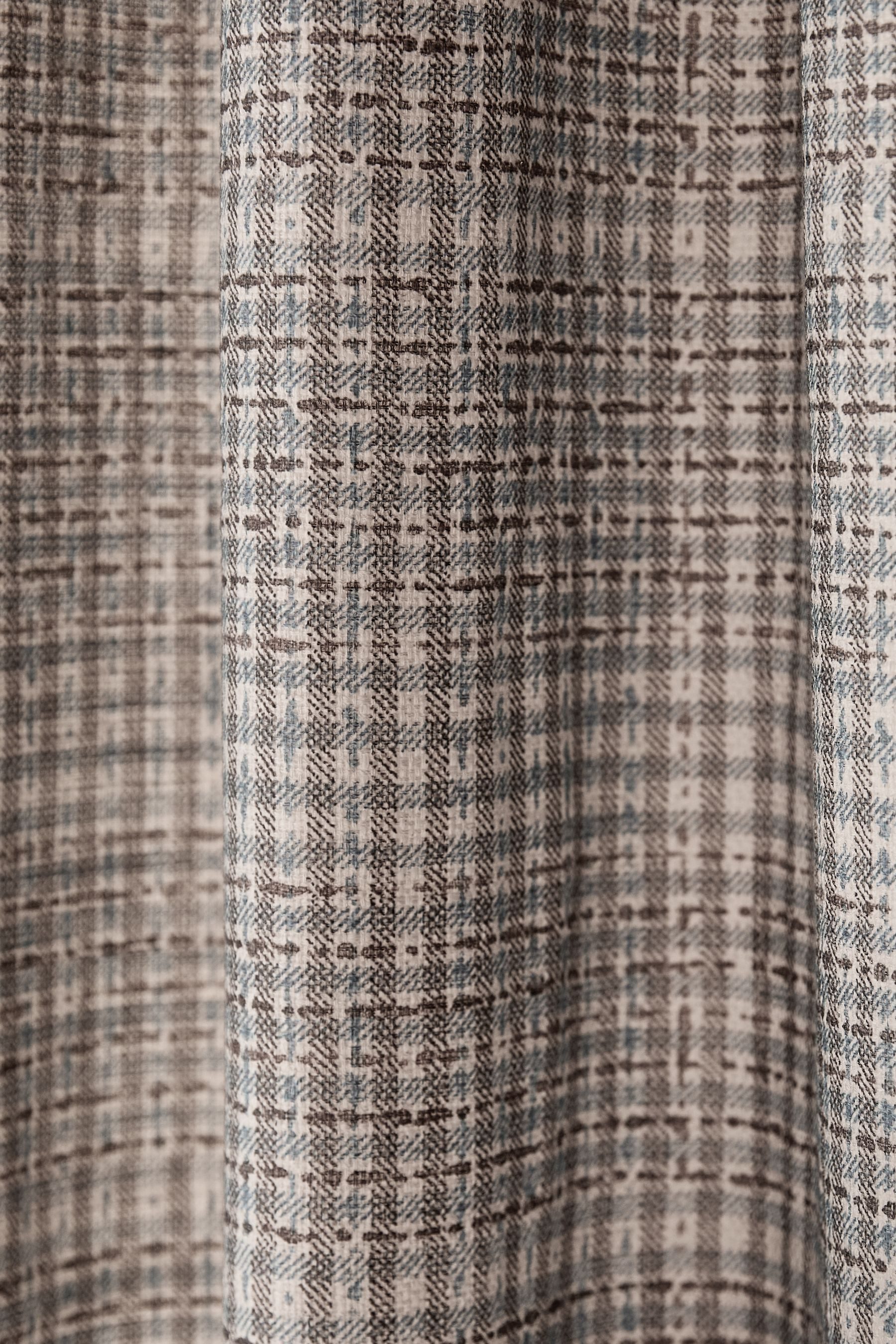 Next Vorhang Simplicity Karierte, gefütterte Ösenvorhänge (2 St)