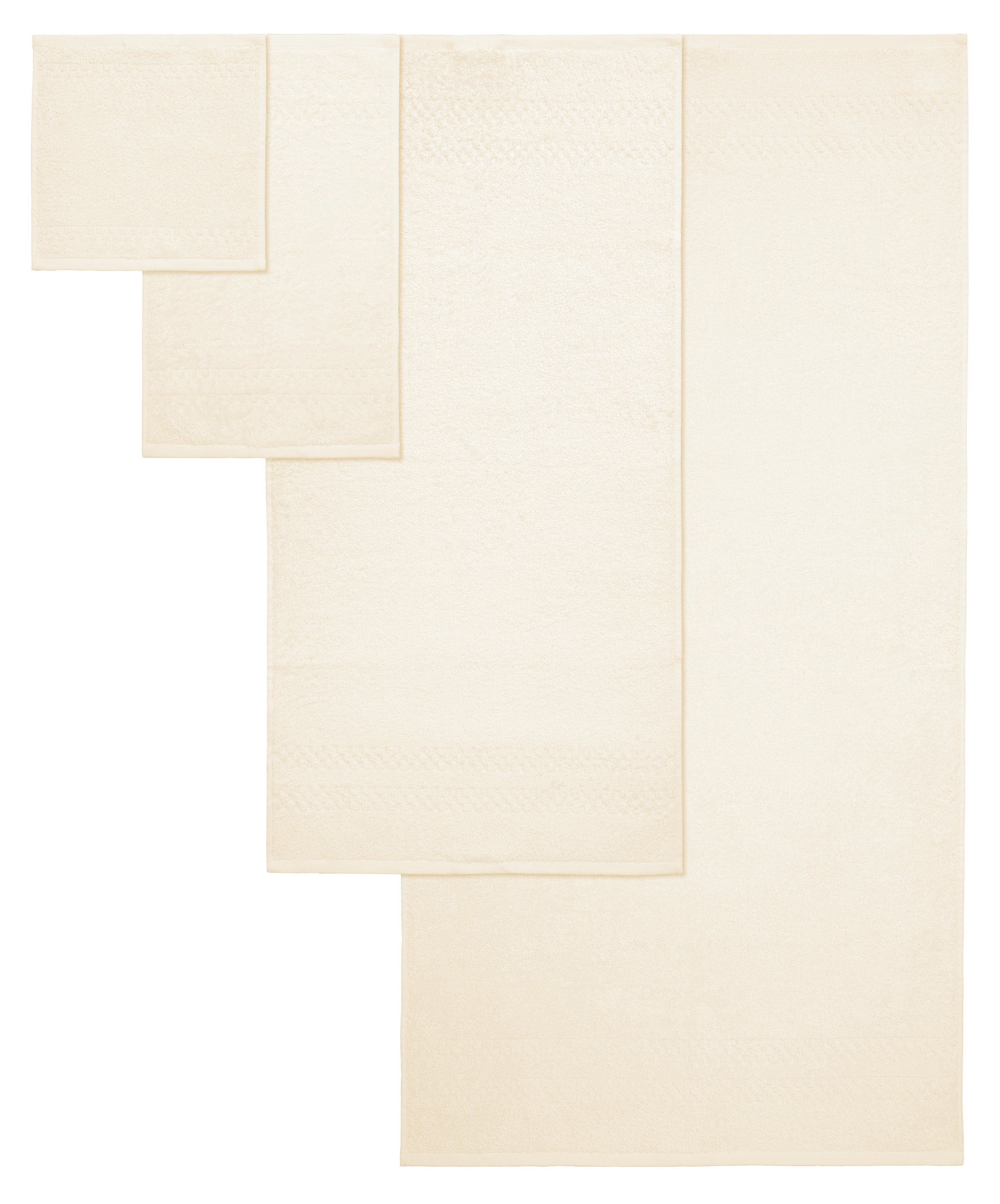 OTTO home Handtuch Set Regona, als 10 tlg Set und Serie, Premium Handtücher, 500 gr/m², Frottier (Set, 10-St), Duschtücher, Handtücher, Gästetücher, Seiftücher, – Bild 4 von 5