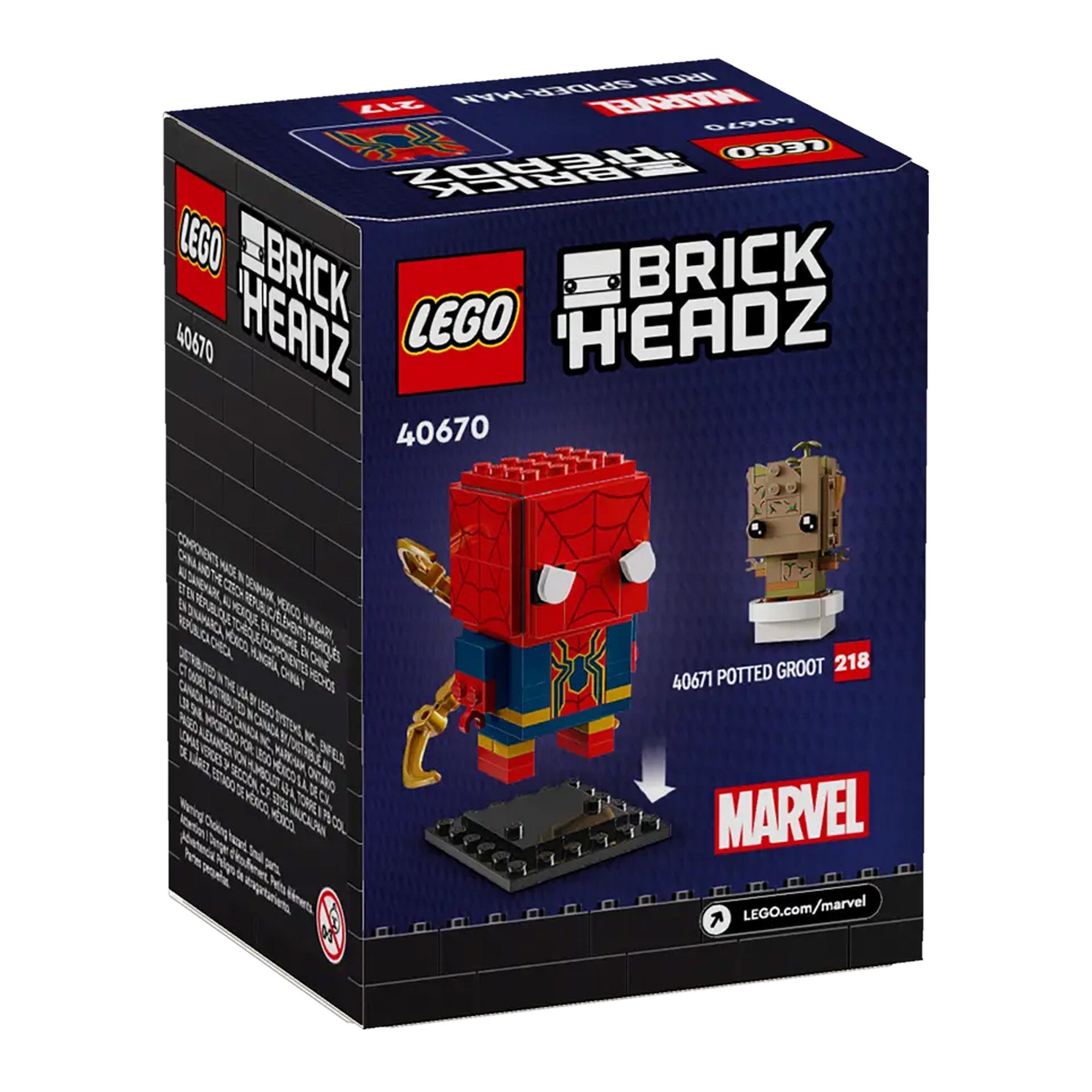 LEGO® BrickHeadz Iron Spider-Man 40670 - Marvel Konstruktionsspielsteine