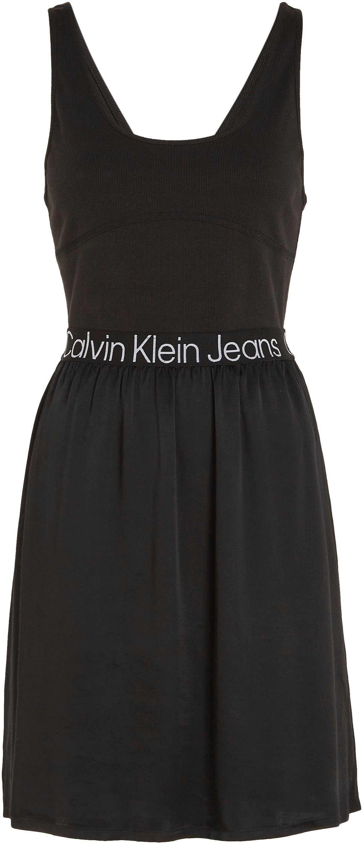 Calvin Klein Jeans ELASTIC Jerseykleid RACERBACK DRESS LOGO