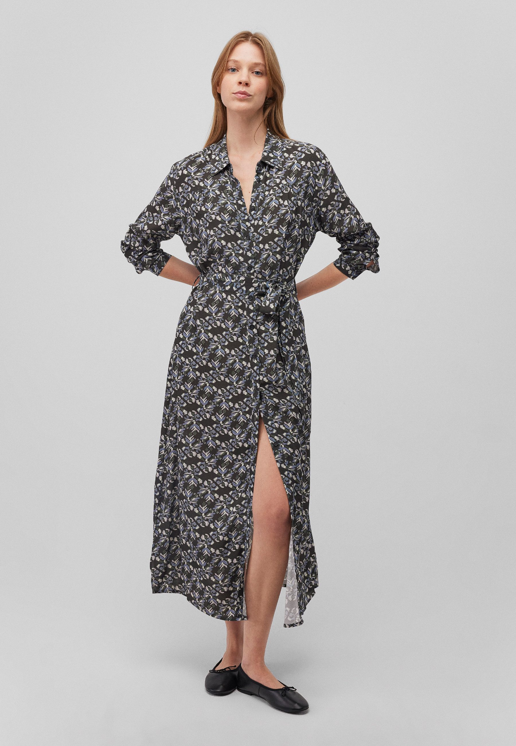Maxikleid LONG PRINTED DRESS
