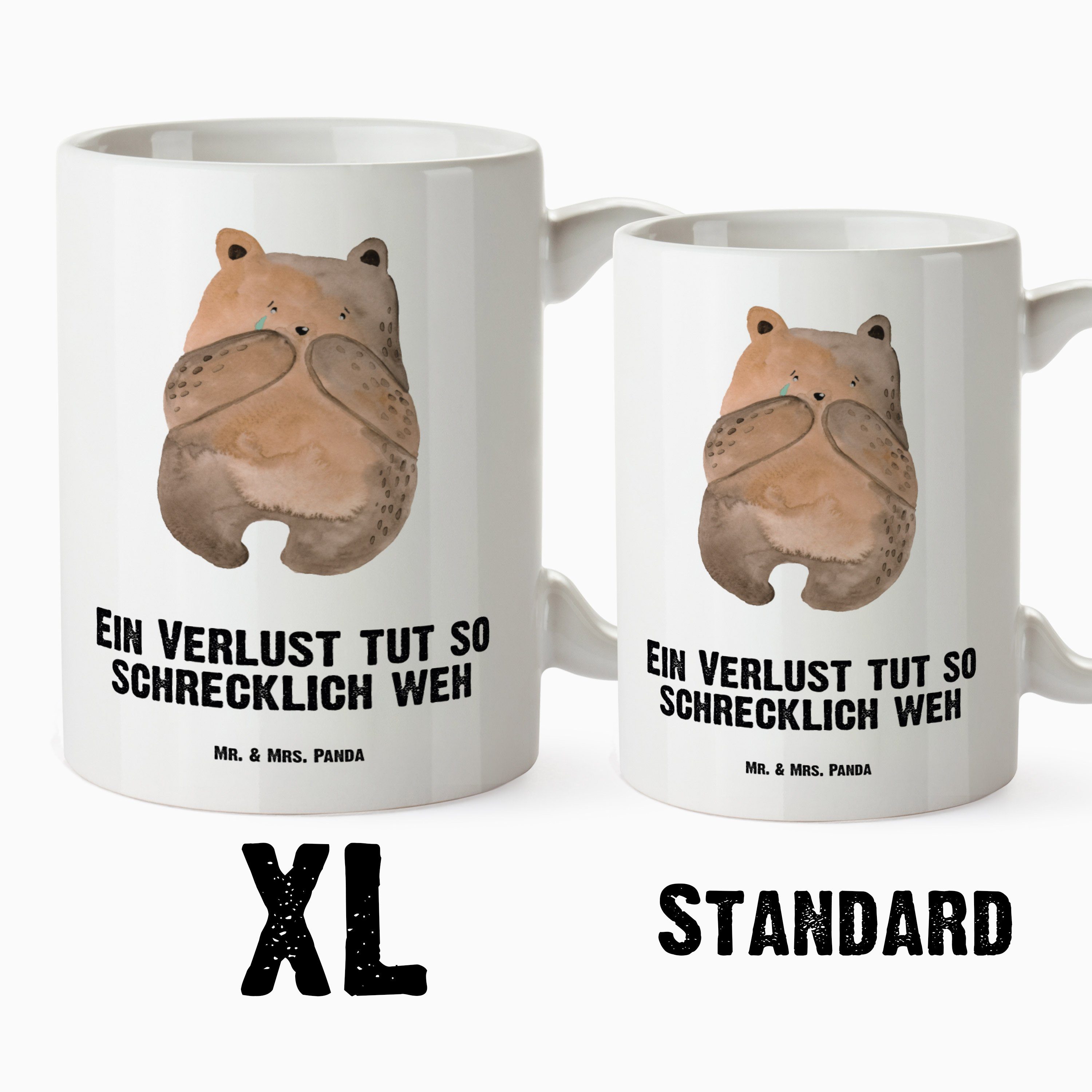 Tasse Jumbo Bec, Mr. Verlust & Keramik Bär Panda spülmaschinenfest, Tasse Weiß Mrs. XL XL Tasse, - - Geschenk,