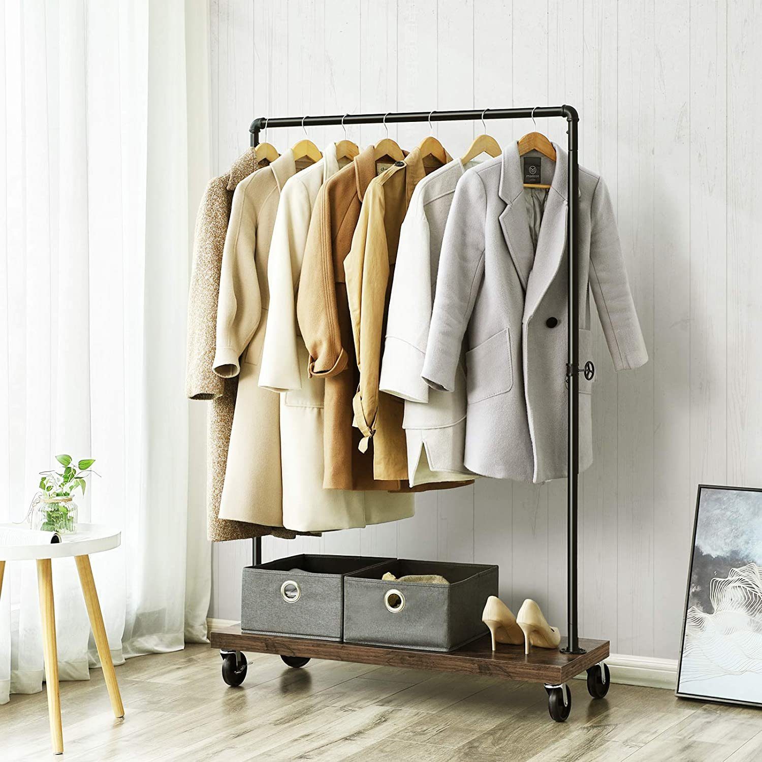 VASAGLE Kleiderständer »HSR65BX«, Schwerlast Garderobenständer, bis 90 kg  belastbar, vintage online kaufen | OTTO