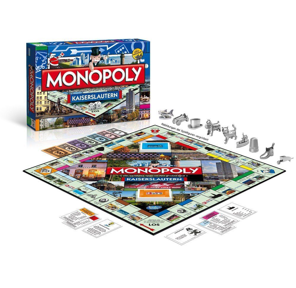 Winning Moves Spiel, Brettspiel Kaiserslautern Monopoly