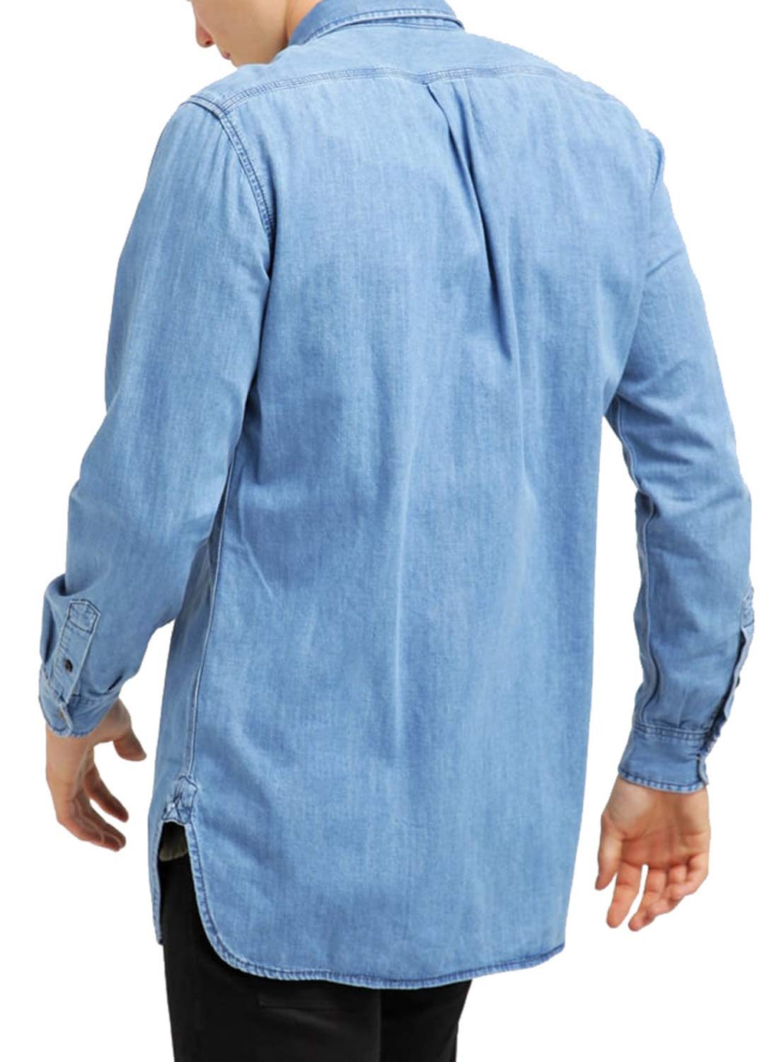 Diesel Langarmhemd Diesel Stark CAMICIA Herren Hemd Jeanshemd