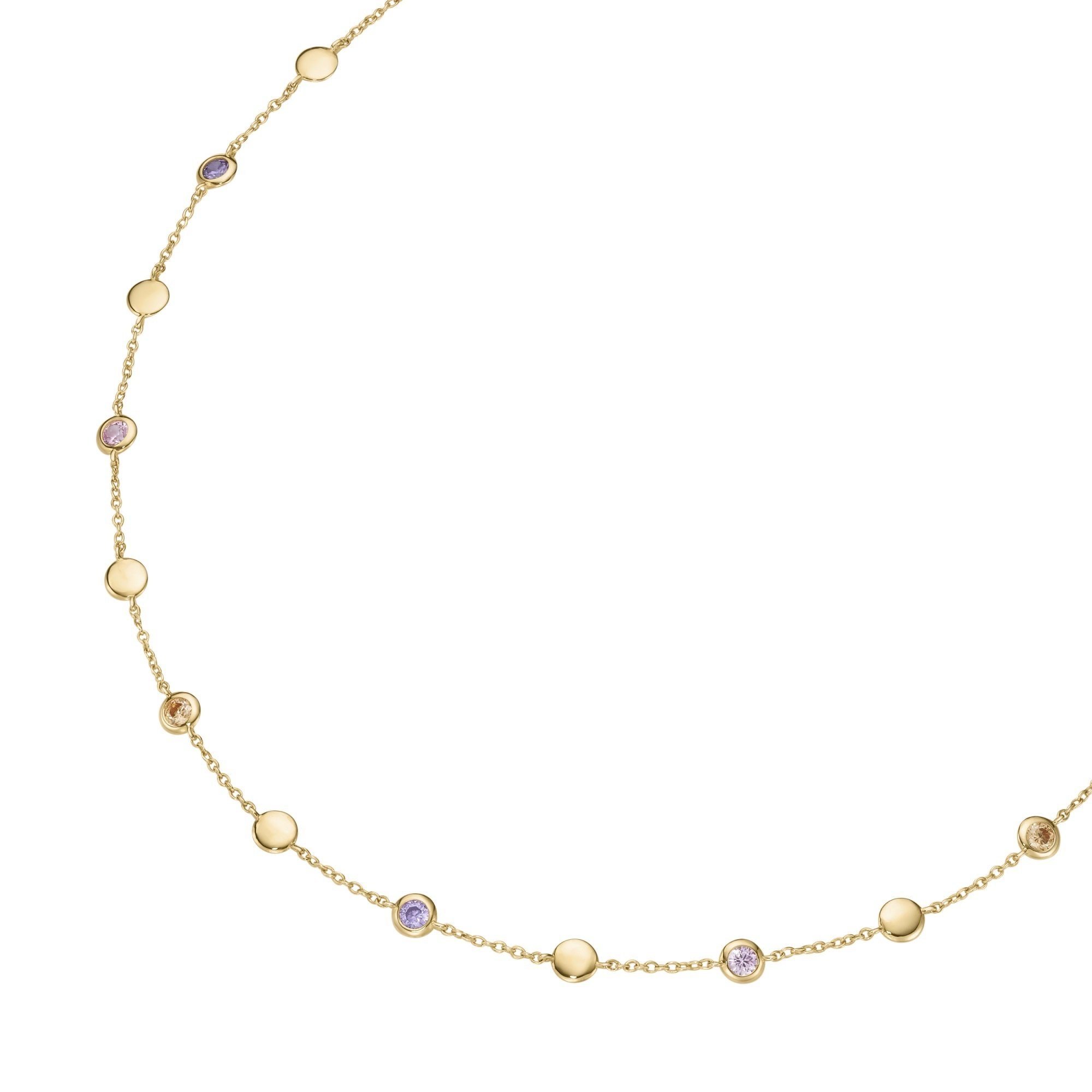 GIORGIO MARTELLO MILANO Collier mit Zwischenteilen, farbige synt. Zirkonia günstig online kaufen