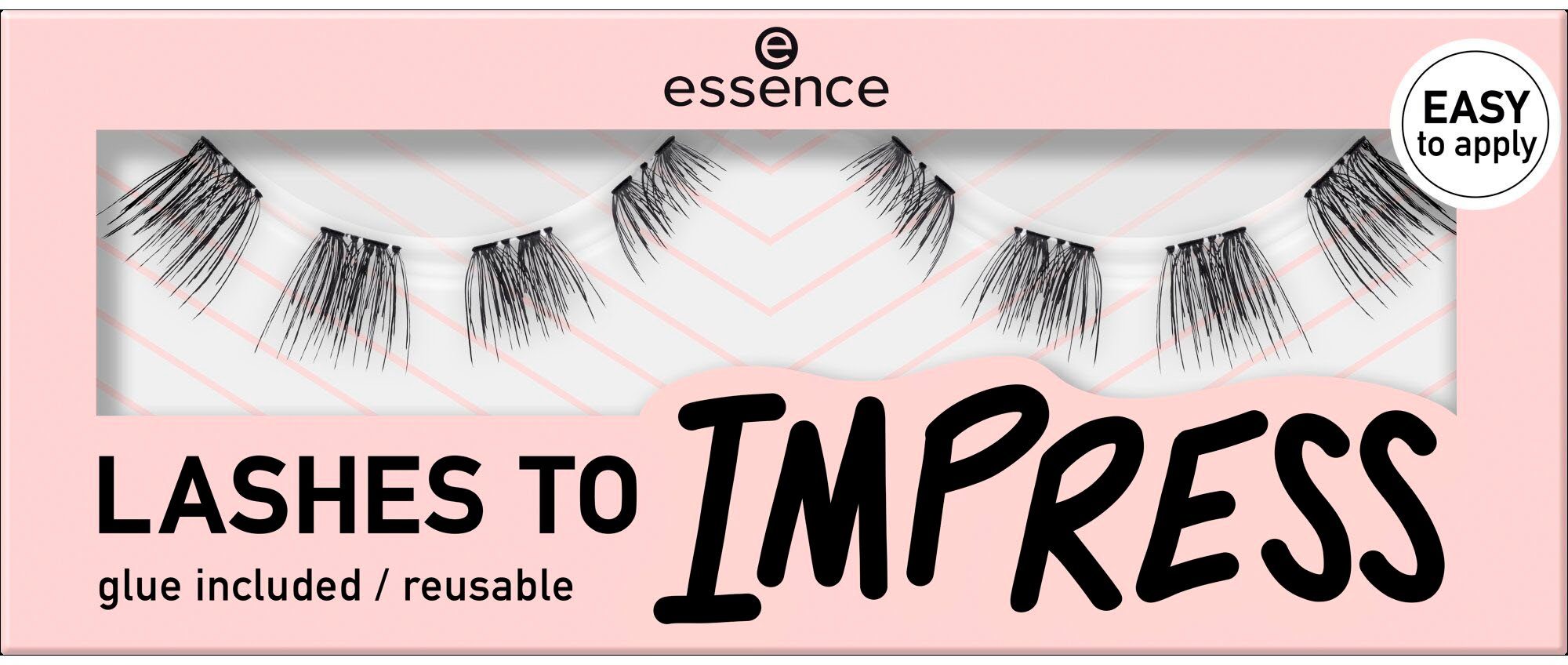 Essence Einzelwimpern LASHES TO IMPRESS, mit Wimpernkleber