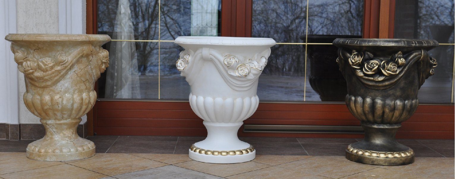 JVmoebel Skulptur XXL Klassische Wohnzimmer Antik Stil Vase Deko Vasen Statue 0915
