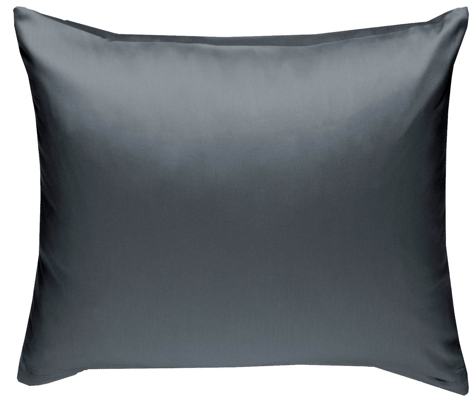 BETTWAESCHE-MIT-STIL Kissenbezug Mako Satin Kissenbezug uni einfarbig, (1 Stück)
