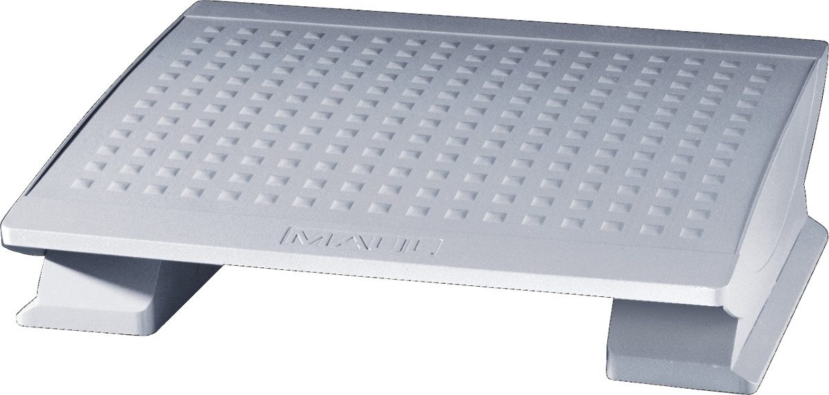 MAUL Fußstütze Ergonomische Fußstütze funktionell aus bruchsicherem Kunststoff grau