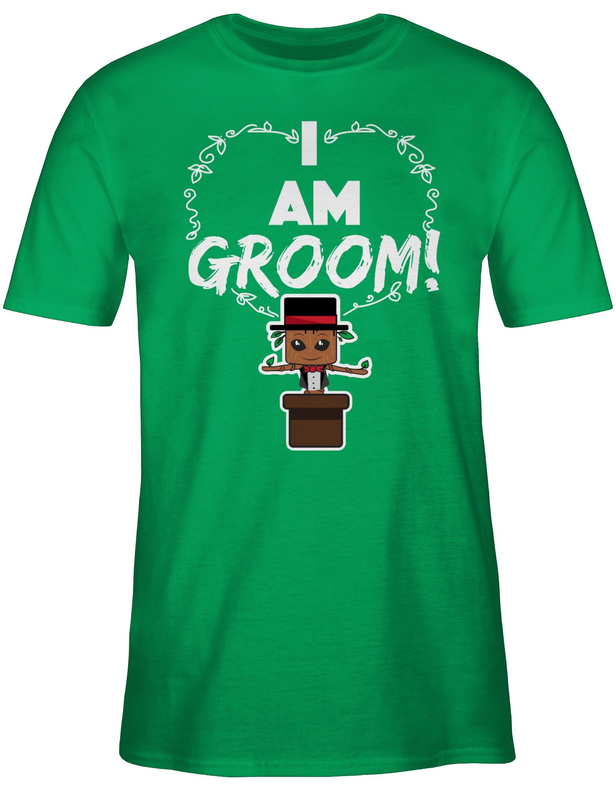 groom! Männer T-Shirt am Shirtracer I Grün 3 JGA