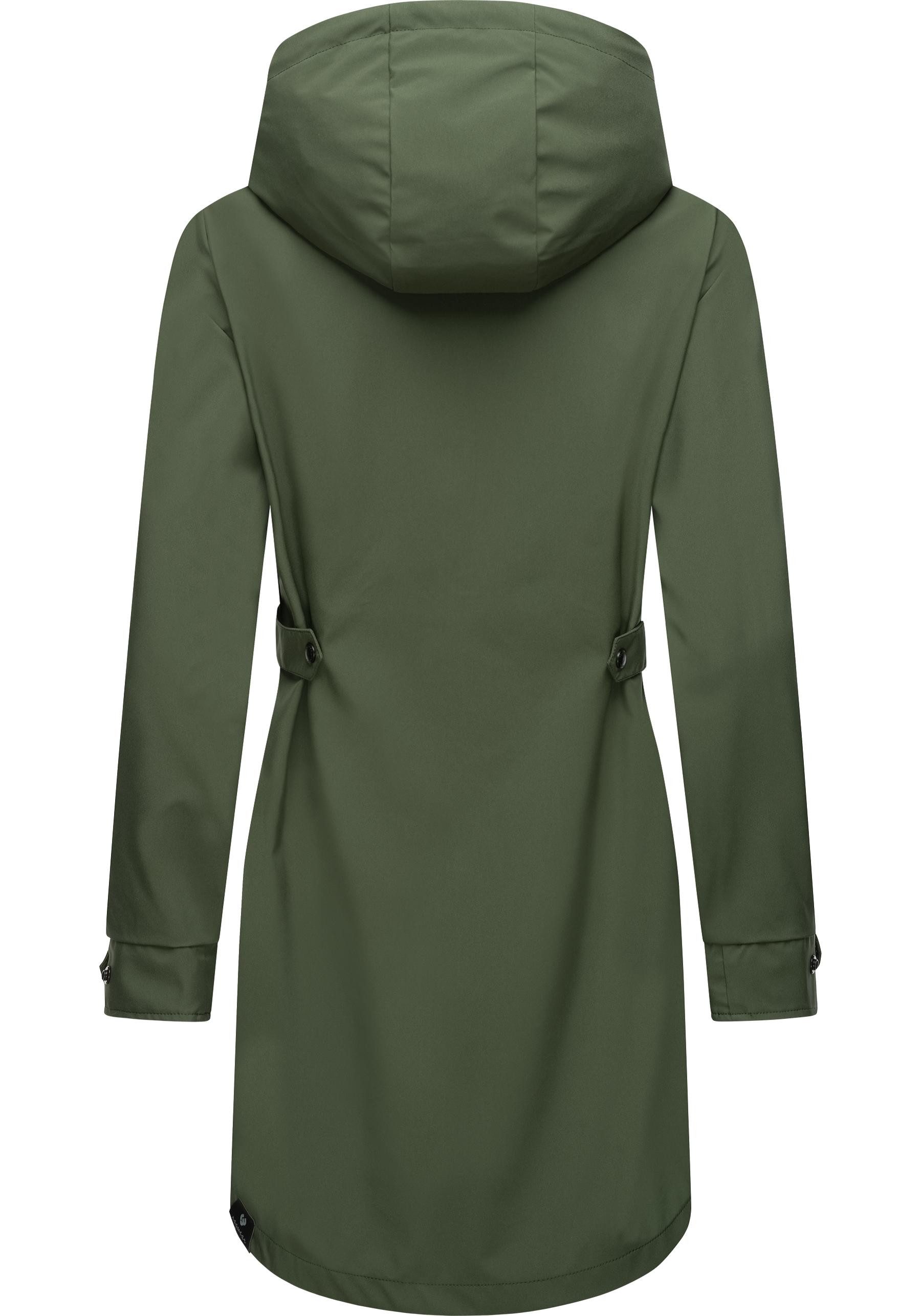 Ragwear Softshellmantel Tinsley Shell wasser- und winddichte Damen Softshelljacke