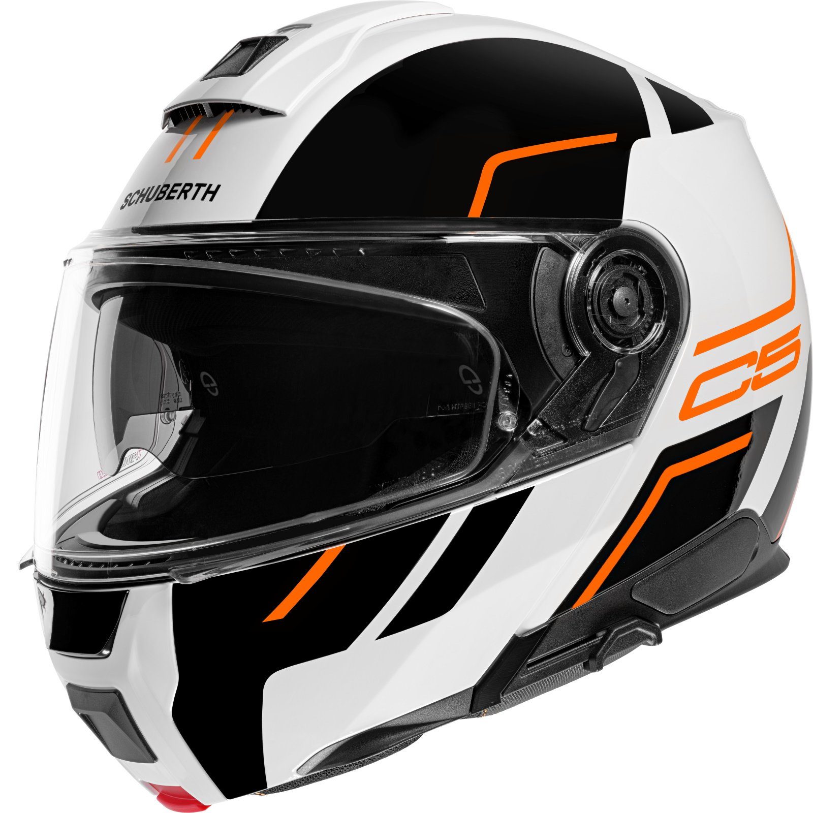 Schuberth Motorradhelm Schuberth C5 Klapphelm Master Orange (1er Set)