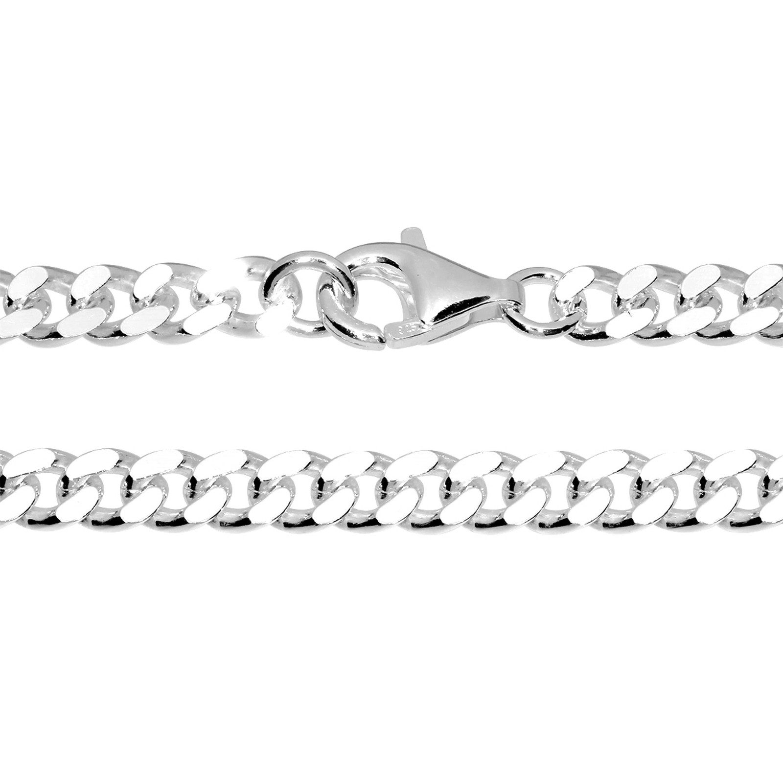Silberkette Ostsee-Schmuck Kette Panzer 4,5 mm Kette Panzer 4,5 mm