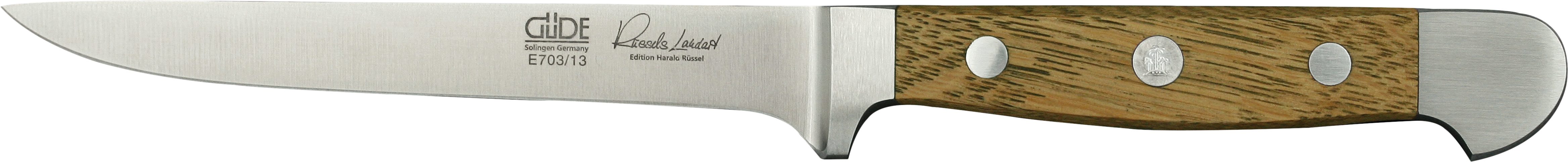 Güde Messer Solingen Ausbeinmesser steif -Serie Ausbeinmesser Alpha E603 - No. Faßeiche 