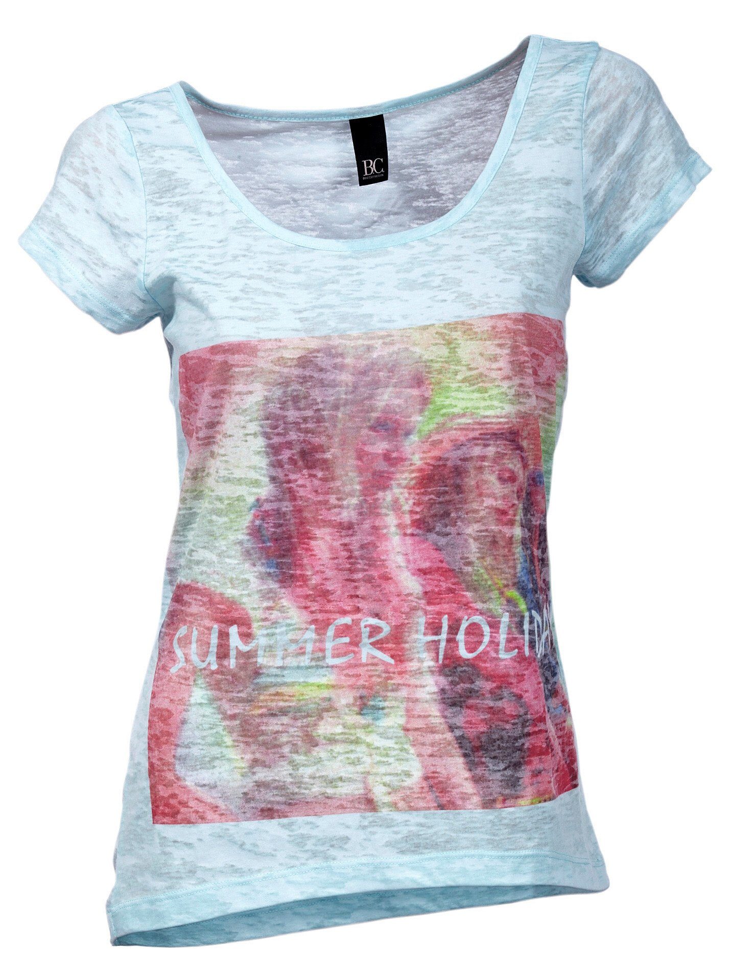 T-Shirt Druck-Shirt Kurzarm