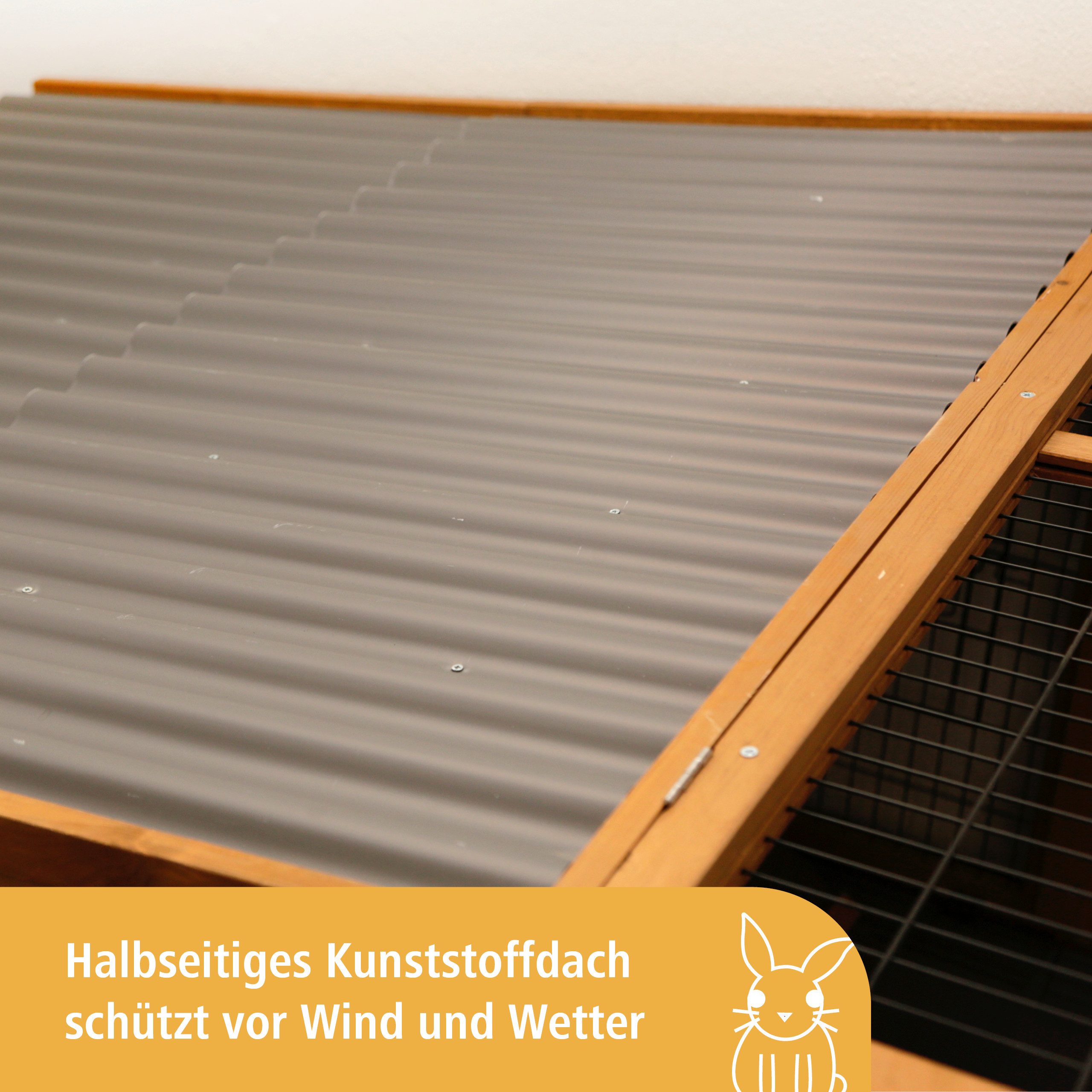 Kerbl Freigehege Kerbl Pet Pet Freigehege mit Ausbruchsperre, 220x115x75 cm